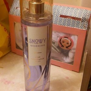 Snowy morning bath and body works spray